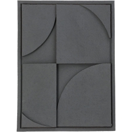ΔΙΑΚΟΣΜΗΤΙΚΟ ΤΟΙΧΟΥ ARTELIBRE ΓΚΡΙ POLYRESIN 29.5X3.5X39.5CM