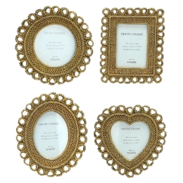 ΚΟΡΝΙΖΑ ARTELIBRE ΧΡΥΣΟ POLYRESIN 6X9CM ΣΕ 4 ΣΧΕΔΙΑ