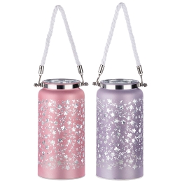 ΦΑΝΑΡΙ ARTELIBRE ΦΩΤΙΖΟΜΕΝΟ LED ΜΕ ΔΙΑΚΟΣΜΗΣΗ ΓΥΑΛΙ 16CM ΣΕ 2 ΧΡΩΜΑΤΑ