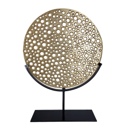ΔΙΑΚΟΣΜΗΤΙΚΟ ARTELIBRE ΧΡΥΣΟ/ΜΑΥΡΟ ΑΛΟΥΜΙΝΙΟ 9X31X42CM
