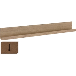 ΡΑΦΙ ΕΠΙΤΟΙΧΙΟ ΦΥΣΙΚΟ MDF 58X6X6.8CM