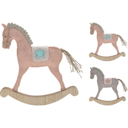 ΚΟΥΝΙΣΤΟ ΑΛΟΓΑΚΙ ΥΦΑΣΜΑ/ΞΥΛΟ 28X3X30CM ΣΕ 2 ΧΡΩΜΑΤΑ
