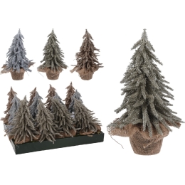 ΔΕΝΤΡΑΚΙ ΜΕ GLITTER ΣΕ ΤΣΟΥΒΑΛΑΚΙ ΠΛΑΣΤΙΚΟ 15X15X28CM ΣΕ 3 ΧΡΩΜΑΤΑ