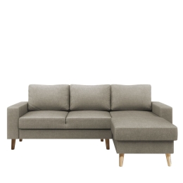 ΚΑΝΑΠΕΣ ΓΩΝΙΑΚΟΣ ARTELIBRE FIRENZE TAUPE 223X152X90CM
