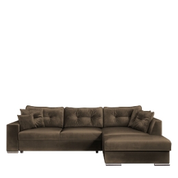 ΚΑΝΑΠΕΣ ΓΩΝΙΑΚΟΣ ΔΕΞΙΑ ΓΩΝΙΑ DOUGIE ΚΑΦΕ 305X195X90CM