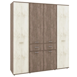 ΝΤΟΥΛΑΠΑ ARTELIBRE ΙΟΚΑΣΤΗ RAW ENDGRAIN OAK/LIGHT ARTWOOD 180X52X207CM
