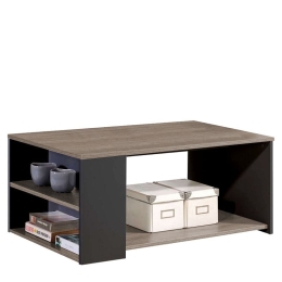 ΤΡΑΠΕΖΑΚΙ ΣΑΛΟΝΙΟΥ ARTELIBRE AMIRA ΜΟΡΙΟΣΑΝΙΔΑ RAW ENDGRAIN OAK/ANTHRACITE 110X60X42CM
