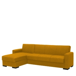 ΚΑΝΑΠΕΣ ΚΡΕΒΑΤΙ ΓΩΝΙΑΚΟΣ ARTELIBRE JOSE ΜΟΥΣΤΑΡΔΙ 270X150X86CM