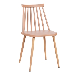 ΚΑΡΕΚΛΑ ARTELIBRE CYGNET CAPPUCCINO PP/ΜΕΤΑΛΛΟ 42X46X80CM