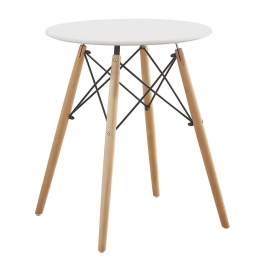 ΤΡΑΠΕΖΙ ARTELIBRE RAPTOR ΛΕΥΚΟ MDF/ΞΥΛΟ 60X60X70CM
