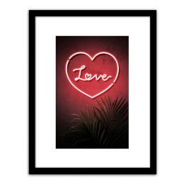 ΠΙΝΑΚΑΣ ΣΕ ΚΟΡΝΙΖΑ ARTELIBRE ΠΛΑΣΤΙΚΟ 'LOVE' 35X45X1.8CM