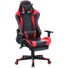 ΚΑΡΕΚΛΑ ΓΡΑΦΕΙΟΥ ARTELIBRE GAMING SLIGO ΚΟΚΚΙΝΟ/ΜΑΥΡΟ PVC 70X55X122-131CM
