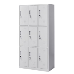 ΦΟΡΙΑΜΟΣ ARTELIBRE 9 ΘΕΣΕΩΝ EARNUR ΑΝΟΙΧΤΟ ΓΚΡΙ ΜΕΤΑΛΛΟ 90X45X185CM