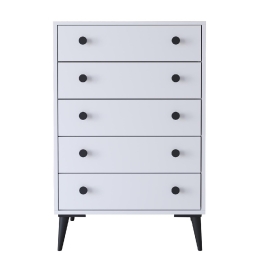 ΣΥΡΤΑΡΙΕΡΑ ARTELIBRE AMARI ΛΕΥΚΟ ΜΟΡΙΟΣΑΝΙΔΑ 72X43X114CM