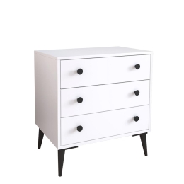 ΣΥΡΤΑΡΙΕΡΑ ARTELIBRE AMARI ΛΕΥΚΟ ΜΟΡΙΟΣΑΝΙΔΑ 72X43X79CM