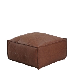 ΠΟΥΦ ARTELIBRE OMARI CAMEL ΔΕΡΜΑ 64X64X32CM