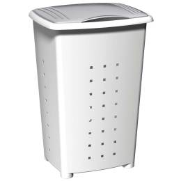 Καλάθι Απλύτων 06717.002 White 42X35,5X64 cm Πλαστικό