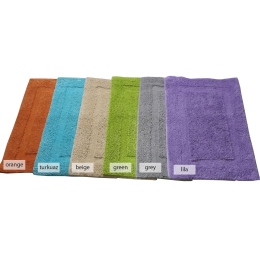 Πατάκι Μπάνιου Μάρα  Λιλά Viopros 40X60 45x65cm 100% Βαμβάκι