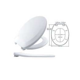 Καπάκι Λεκάνης 7250 TP 03521.001 White Πλαστικό