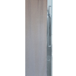 Κουρτίνα Μπάνιου Natura 02327.001 Grey 180X200 cm 180Πx200Υ 180x200cm Πολυέστερ