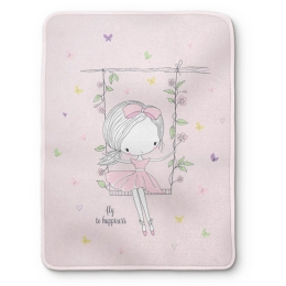 Borea Κουβέρτα Swing Μονή 150 x 220 cm Ροζ