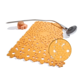 Πατάκι Αντιολισθητικό Fiore 00087.004 Orange 34Χ74 34x74cm PVC