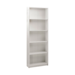 ΒΙΒΛΙΟΘΗΚΗ ΜΕΛΑΜΙΝΗΣ MAX MEGAPAP ΣΕ ΧΡΩΜΑ ΛΕΥΚΟ 58X23X170ΕΚ.