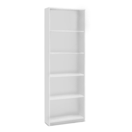 ΒΙΒΛΙΟΘΗΚΗ ΜΕΛΑΜΙΝΗΣ MAX MEGAPAP ΧΡΩΜΑ ΛΕΥΚΟ 64X26X182ΕΚ.