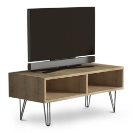 ΕΠΙΠΛΟ ΤΗΛΕΟΡΑΣΗΣ FIONA MEGAPAP ΑΠΟ ΜΕΛΑΜΙΝΗ ΧΡΩΜΑ OAK 90X30X41ΕΚ.