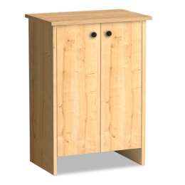 ΠΑΠΟΥΤΣΟΘΗΚΗ ΜΕΛΑΜΙΝΗΣ SOLE MEGAPAP 12 ΖΕΥΓΩΝ ΧΡΩΜΑ PINE OAK 58X38X82ΕΚ.