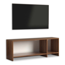 ΕΠΙΠΛΟ ΤΗΛΕΟΡΑΣΗΣ BOX MEGAPAP ΑΠΟ ΜΕΛΑΜΙΝΗ ΧΡΩΜΑ ΚΑΡΥΔΙ 120X29,5X40ΕΚ.