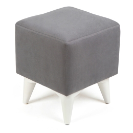 ΣΚΑΜΠΩ LIAM MEGAPAP ΥΦΑΣΜΑΤΙΝΟ ΧΡΩΜΑ ΓΚΡΙ 35X35X43ΕΚ.