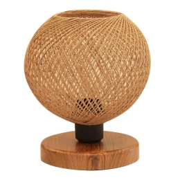 ΦΩΤΙΣΤΙΚΟ ΕΠΙΤΡΑΠΕΖΙΟ BONNIE MEGAPAP E27 ΚΛΩΣΤΗ/MDF ΧΡΩΜΑ ΦΥΣΙΚΟ/ΚΑΦΕ 19X15X22ΕΚ.