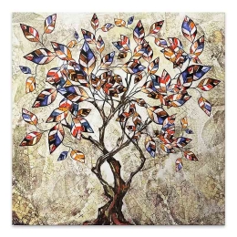 ΠΙΝΑΚΑΣ ΣΕ ΚΑΜΒΑ "TREE AND LEAVES" MEGAPAP ΨΗΦΙΑΚΗΣ ΕΚΤΥΠΩΣΗΣ 50X50X3ΕΚ.