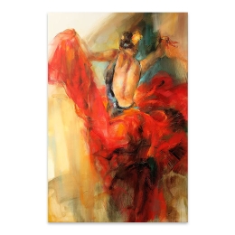 ΠΙΝΑΚΑΣ ΣΕ ΚΑΜΒΑ "DANCER" MEGAPAP ΨΗΦΙΑΚΗΣ ΕΚΤΥΠΩΣΗΣ 60X90X3ΕΚ.