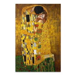 ΠΙΝΑΚΑΣ ΣΕ ΚΑΜΒΑ "THE KISS" MEGAPAP ΨΗΦΙΑΚΗΣ ΕΚΤΥΠΩΣΗΣ 60X90X3ΕΚ.