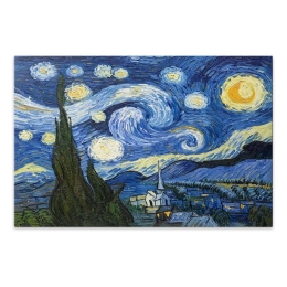 ΠΙΝΑΚΑΣ ΣΕ ΚΑΜΒΑ "STARRY NIGHT" MEGAPAP ΨΗΦΙΑΚΗΣ ΕΚΤΥΠΩΣΗΣ 100X70X3ΕΚ.