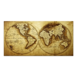 ΠΙΝΑΚΑΣ ΣΕ ΚΑΜΒΑ "ANCIENT WORLD MAP" MEGAPAP ΨΗΦΙΑΚΗΣ ΕΚΤΥΠΩΣΗΣ 120X60X3ΕΚ.