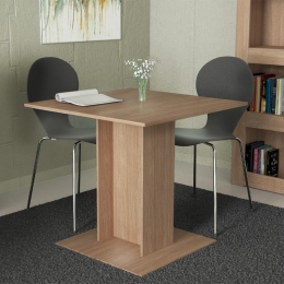 ΤΡΑΠΕΖΙ CLEMENT MEGAPAP ΑΠΟ ΜΕΛΑΜΙΝΗ ΧΡΩΜΑ URBAN OAK 79X79X77ΕΚ.