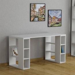 ΓΡΑΦΕΙΟ ΕΡΓΑΣΙΑΣ COLMAR MEGAPAP ΧΡΩΜΑ ΛΕΥΚΟ 140X60X75ΕΚ