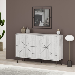 ΜΠΟΥΦΕΣ DUNE MEGAPAP ΧΡΩΜΑ ΛΕΥΚΟ ΑΝΤΙΚΕ 123X35X77,4ΕΚ.