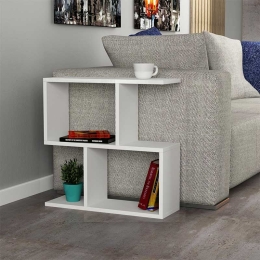 ΒΟΗΘΗΤΙΚΟ ΤΡΑΠΕΖΑΚΙ HOMEMANIA MEGAPAP ΧΡΩΜΑ ΛΕΥΚΟ 60X20X60ΕΚ.