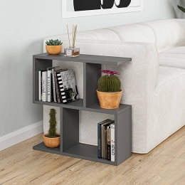 ΒΟΗΘΗΤΙΚΟ ΤΡΑΠΕΖΑΚΙ HOMEMANIA MEGAPAP ΧΡΩΜΑ ΑΝΘΡΑΚΙ 60X20X60ΕΚ.
