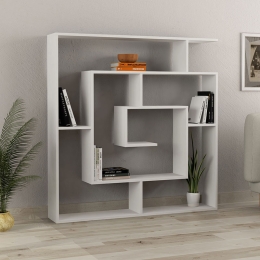ΒΙΒΛΙΟΘΗΚΗ LABIRENT MEGAPAP ΧΡΩΜΑ ΛΕΥΚΟ 125X22X129ΕΚ.