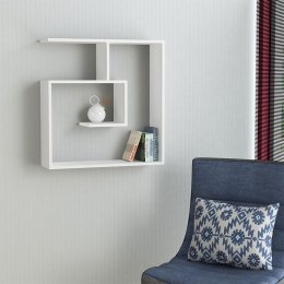 ΡΑΦΙΕΡΑ ΤΟΙΧΟΥ LABY MEGAPAP ΜΕΛΑΜΙΝΗΣ ΧΡΩΜΑ ΛΕΥΚΟ 75X22X80ΕΚ.