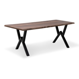ΤΡΑΠΕΖΙ WALTER MEGAPAP MDF - ΜΕΤΑΛΛΙΚΟ ΧΡΩΜΑ ΚΑΡΥΔΙ 160X80X75ΕΚ.