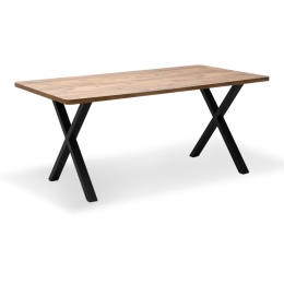 ΤΡΑΠΕΖΙ JEREMY MEGAPAP MDF - ΜΕΤΑΛΛΙΚΟ ΧΡΩΜΑ ΑΚΑΚΙΑΣ 140X80X75ΕΚ.