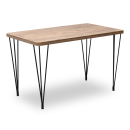 ΤΡΑΠΕΖΙ ROGER MEGAPAP MDF - ΜΕΤΑΛΛΙΚΟ ΧΡΩΜΑ ΑΚΑΚΙΑΣ 120X70X75ΕΚ.