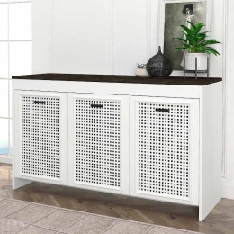 ΜΠΟΥΦΕΣ ΜΕΛΑΜΙΝΗΣ GALATEA MEGAPAP ΧΡΩΜΑ ΛΕΥΚΟ - ΜΑΥΡΟ REBAB 120X45X75ΕΚ.