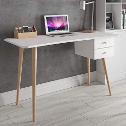ΓΡΑΦΕΙΟ ΜΕΛΑΜΙΝΗΣ BALBINA MEGAPAP ΧΡΩΜΑ ΛΕΥΚΟ 120X60X77ΕΚ.